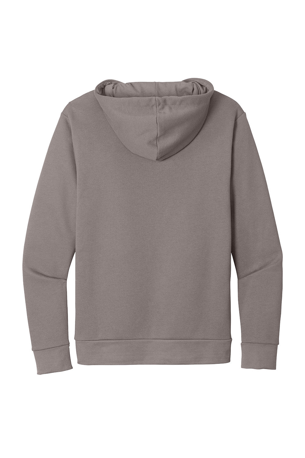 Next Level NL9303/9303 Mens Fleece Hooded Sweatshirt Hoodie w/ Pouch Pocket Shitake Grey Flat Back