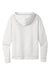 Next Level NL9602/9602 Mens Fleece Full Zip Hooded Sweatshirt Hoodie w/ Pockets White Flat Back