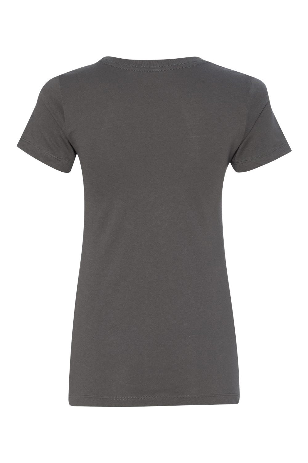 Next Level N1510/1510 Womens Ideal Jersey Short Sleeve Crewneck T-Shirt Dark Grey Flat Back