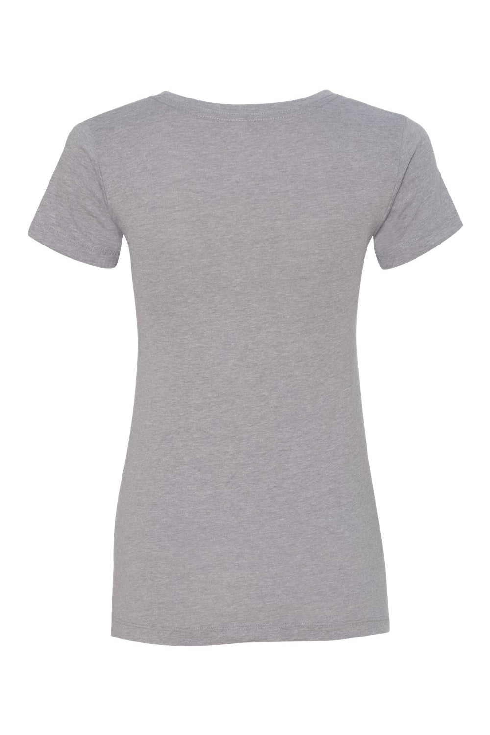 Next Level N1510/1510 Womens Ideal Jersey Short Sleeve Crewneck T-Shirt Heather Grey Flat Back