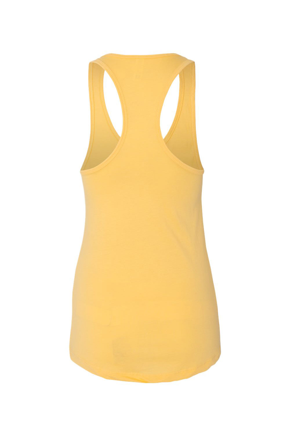 Next Level N1533/1533 Womens Ideal Jersey Tank Top Banana Cream Yellow Flat Back