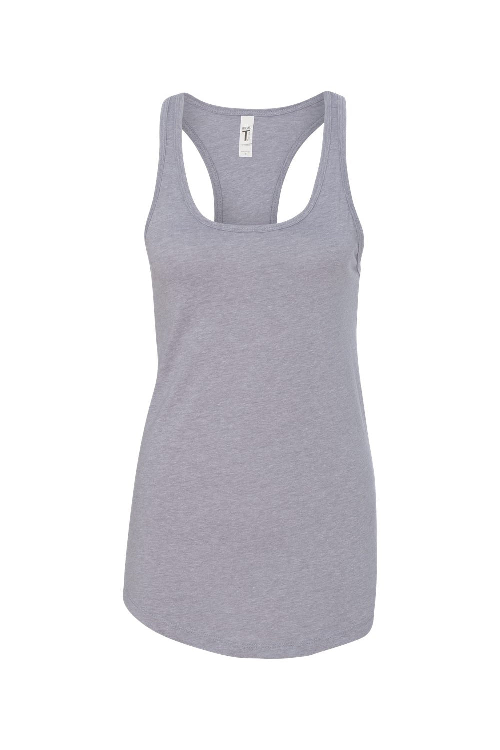 Next Level N1533/1533 Womens Ideal Jersey Tank Top Heather Grey Flat Front