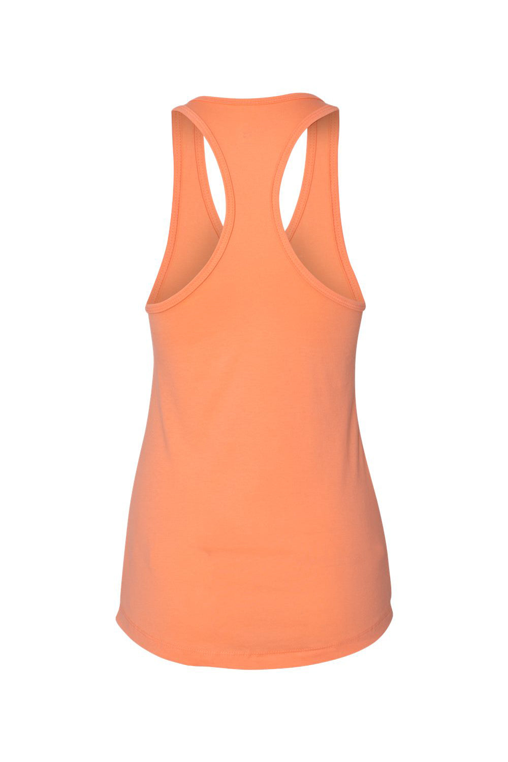 Next Level N1533/1533 Womens Ideal Jersey Tank Top Light Orange Flat Back