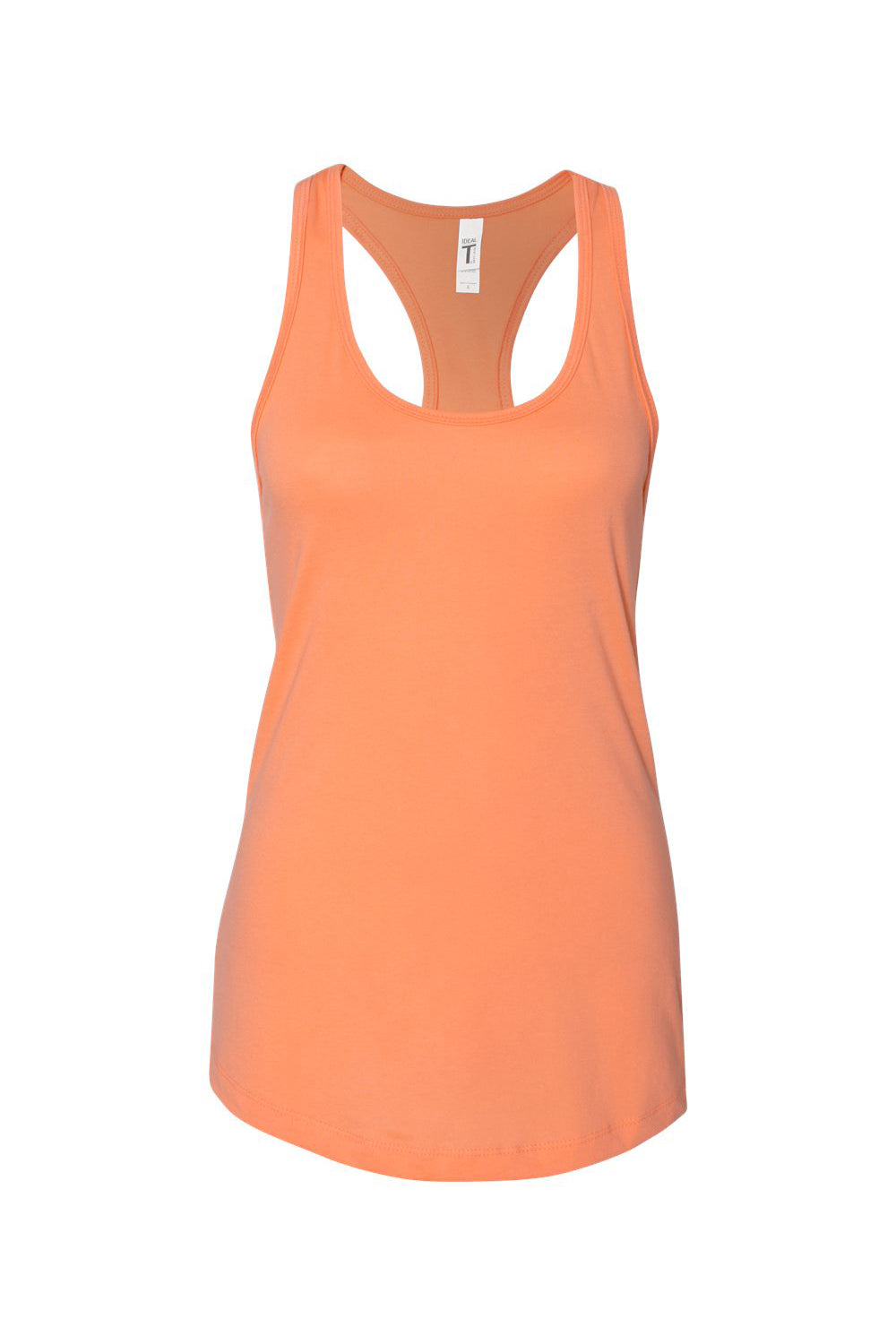 Next Level N1533/1533 Womens Ideal Jersey Tank Top Light Orange Flat Front