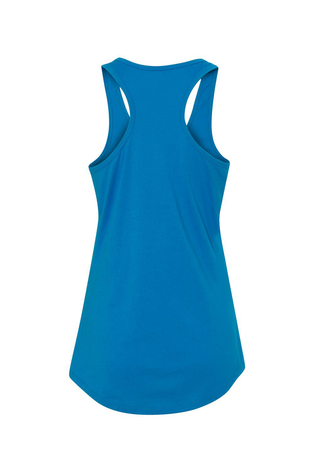 Next Level N1533/1533 Womens Ideal Jersey Tank Top Turquoise Blue Flat Back