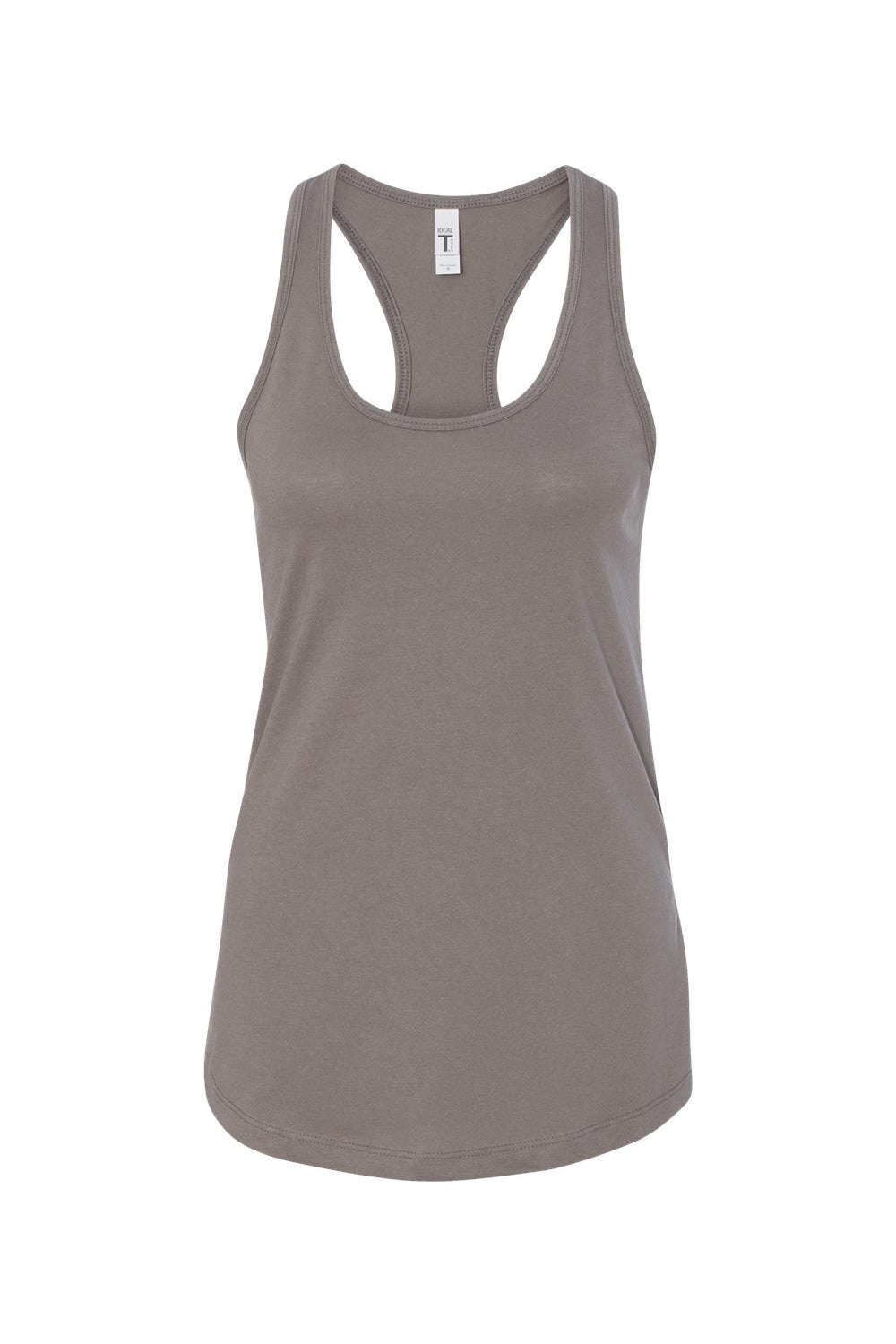 Next Level N1533/1533 Womens Ideal Jersey Tank Top Warm Grey Flat Front