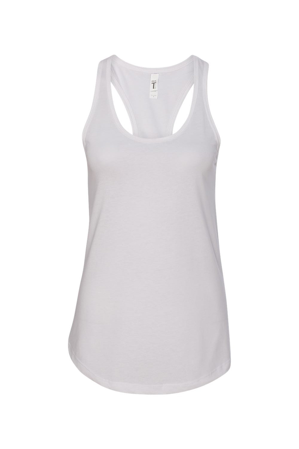 Next Level N1533/1533 Womens Ideal Jersey Tank Top White Flat Front