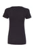 Next Level N1540/1540 Womens Ideal Jersey Short Sleeve V-Neck T-Shirt Black Flat Back