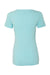 Next Level N1540/1540 Womens Ideal Jersey Short Sleeve V-Neck T-Shirt Cancun Blue Flat Back