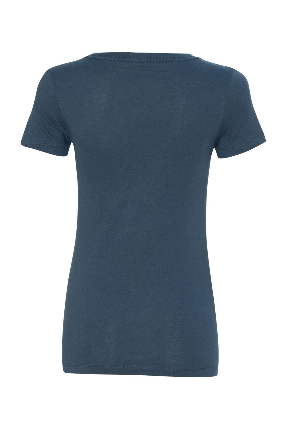 Next Level N1540/1540 Womens Ideal Jersey Short Sleeve V-Neck T-Shirt Indigo Blue Flat Back