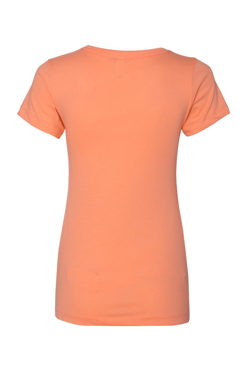 Next Level N1540/1540 Womens Ideal Jersey Short Sleeve V-Neck T-Shirt Light Orange Flat Back