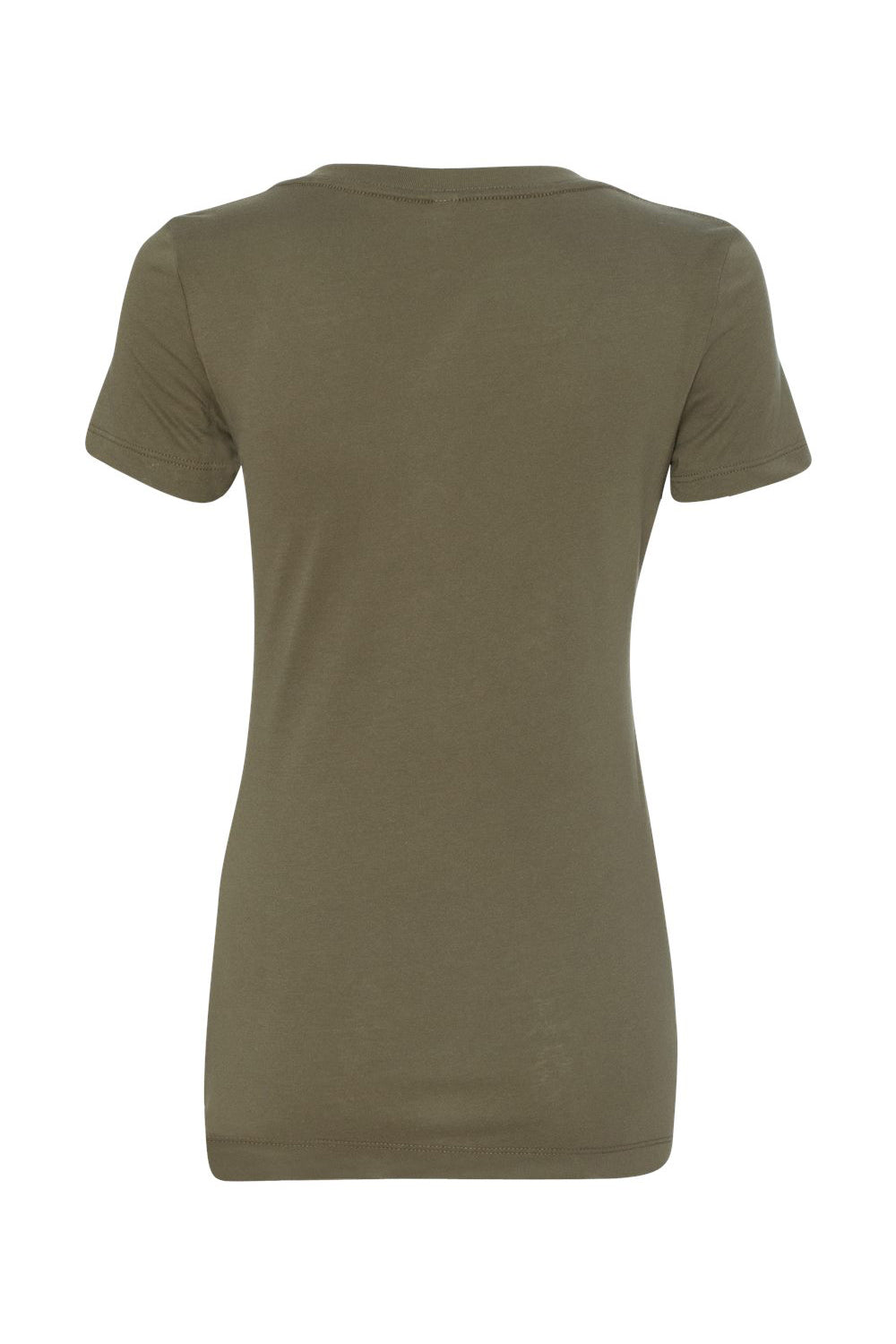 Next Level N1540/1540 Womens Ideal Jersey Short Sleeve V-Neck T-Shirt Military Green Flat Back