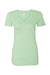 Next Level N1540/1540 Womens Ideal Jersey Short Sleeve V-Neck T-Shirt Mint Green Flat Front