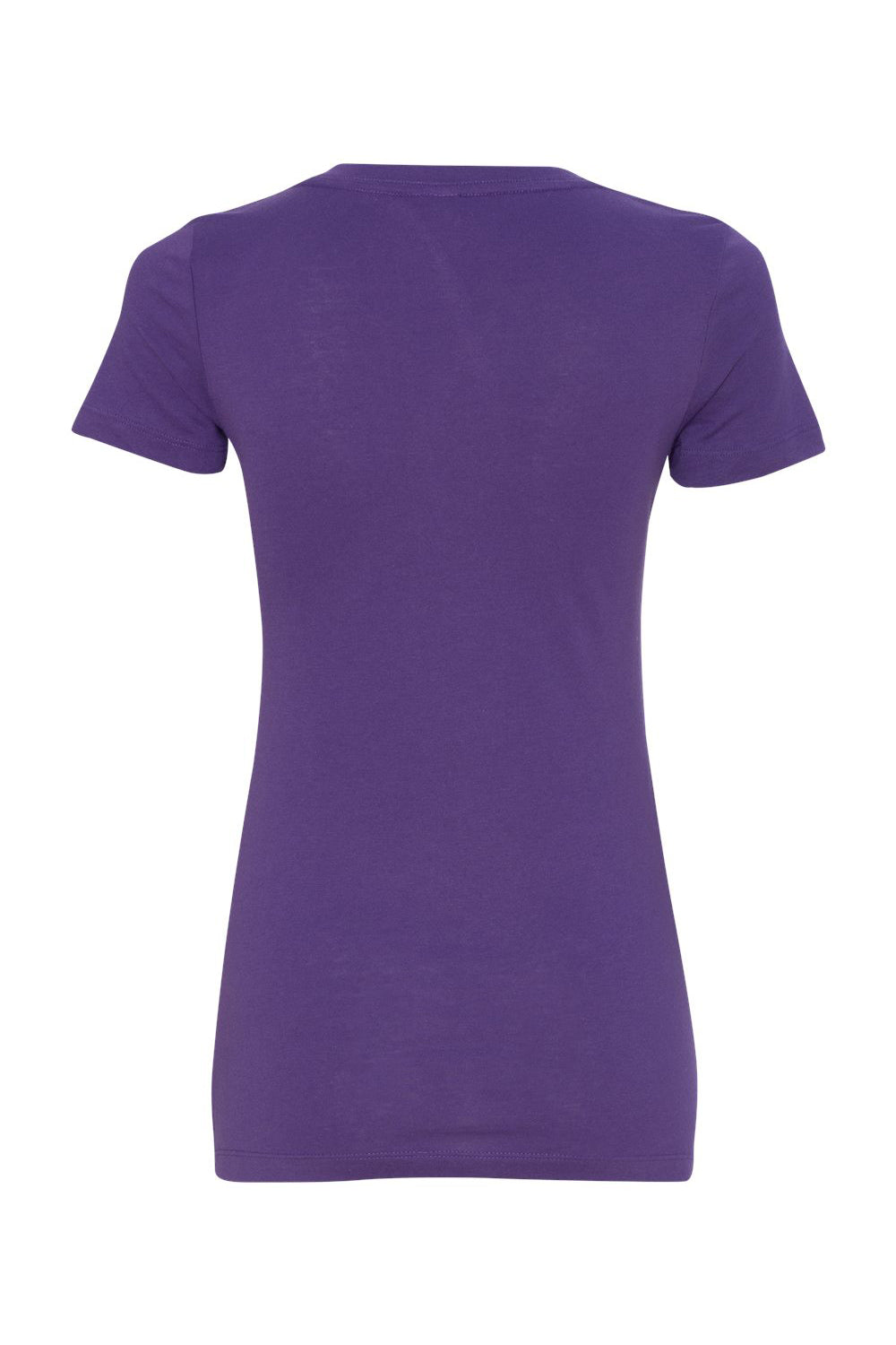 Next Level N1540/1540 Womens Ideal Jersey Short Sleeve V-Neck T-Shirt Purple Rush Flat Back