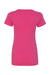 Next Level N1540/1540 Womens Ideal Jersey Short Sleeve V-Neck T-Shirt Raspberry Pink Flat Back