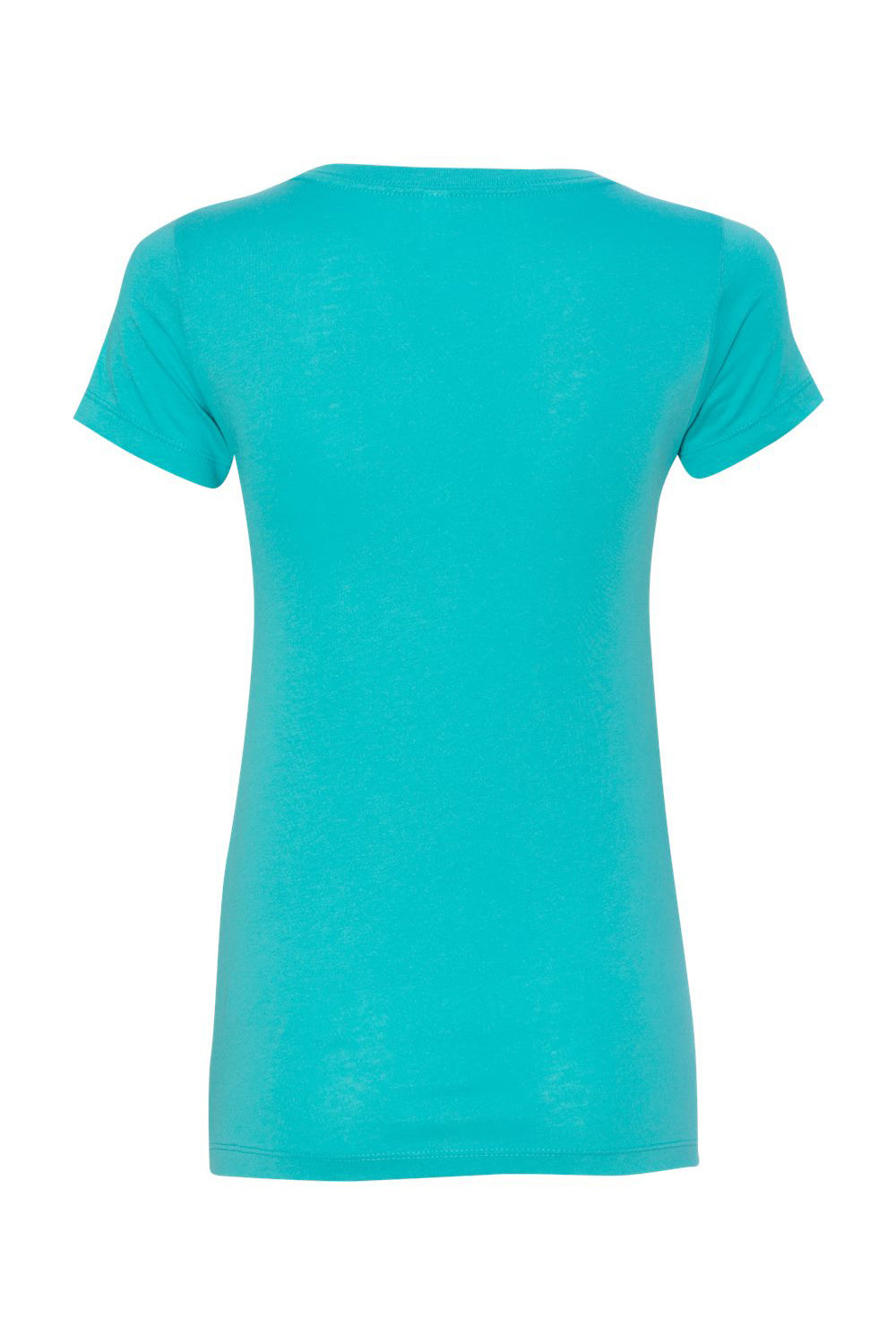 Next Level N1540/1540 Womens Ideal Jersey Short Sleeve V-Neck T-Shirt Tahiti Blue Flat Back