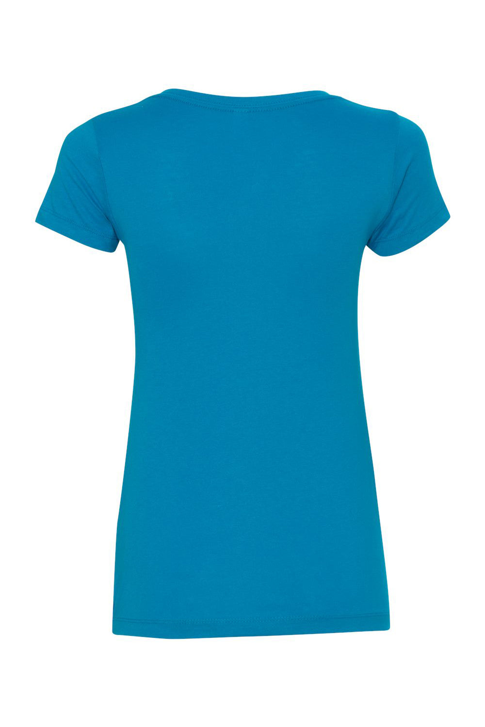 Next Level N1540/1540 Womens Ideal Jersey Short Sleeve V-Neck T-Shirt Turquoise Blue Flat Back