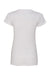 Next Level N1540/1540 Womens Ideal Jersey Short Sleeve V-Neck T-Shirt White Flat Back