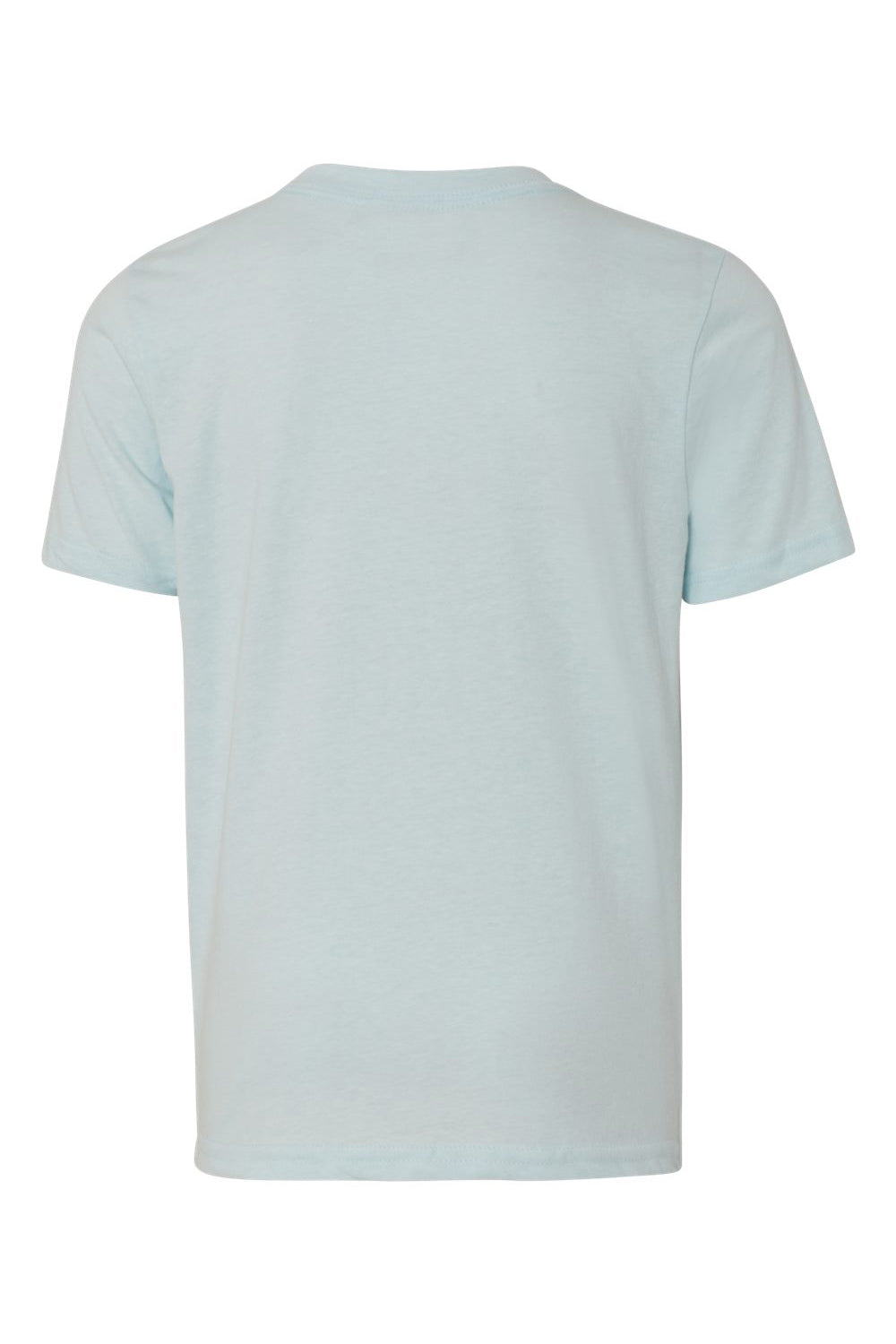 Next Level 3312 Youth CVC Jersey Short Sleeve Crewneck T-Shirt Ice Blue Flat Back