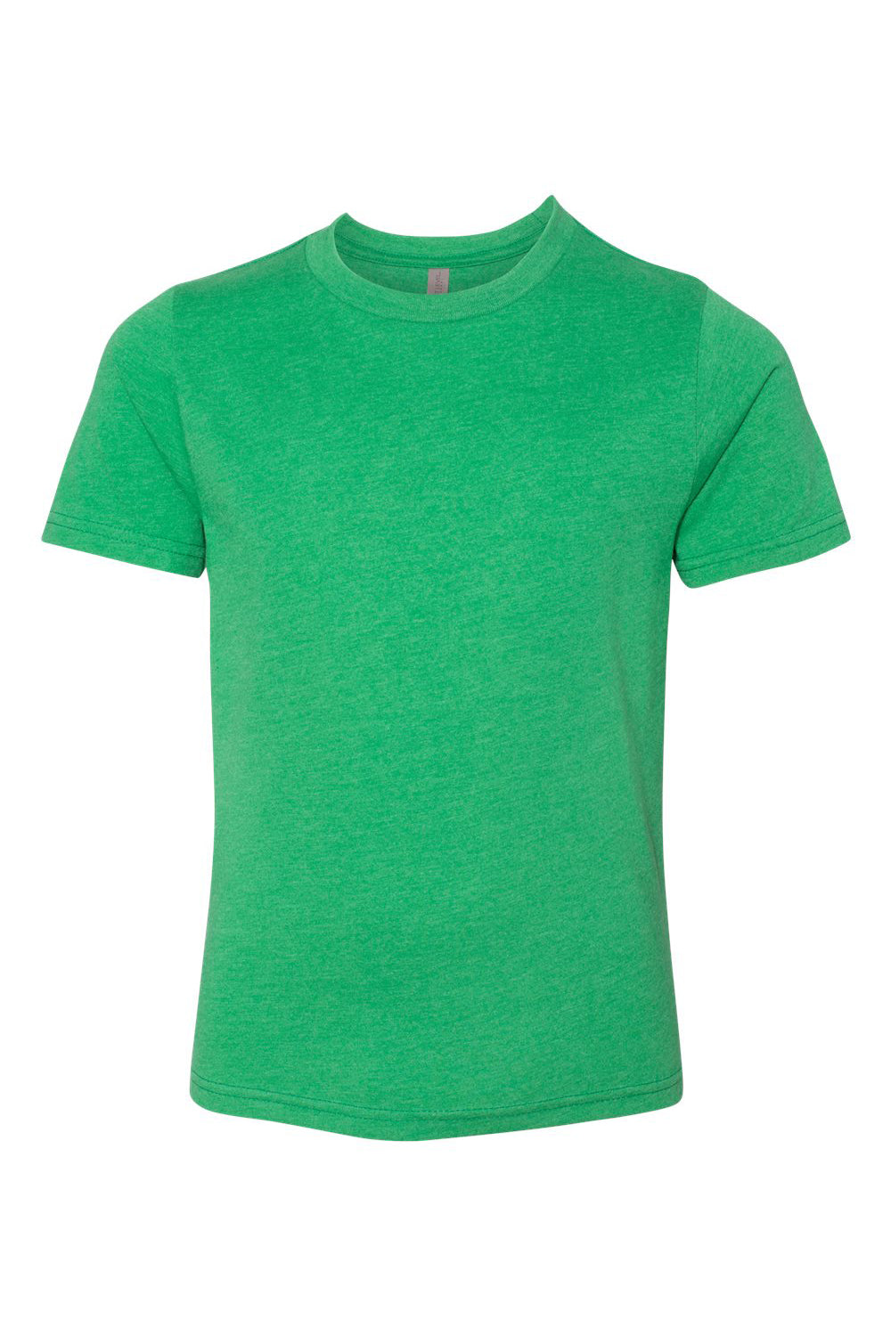 Next Level 3312 Youth CVC Jersey Short Sleeve Crewneck T-Shirt Kelly Green Flat Front