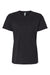 Next Level 3910NL Womens Relaxed Short Sleeve Crewneck T-Shirt Black Flat Front