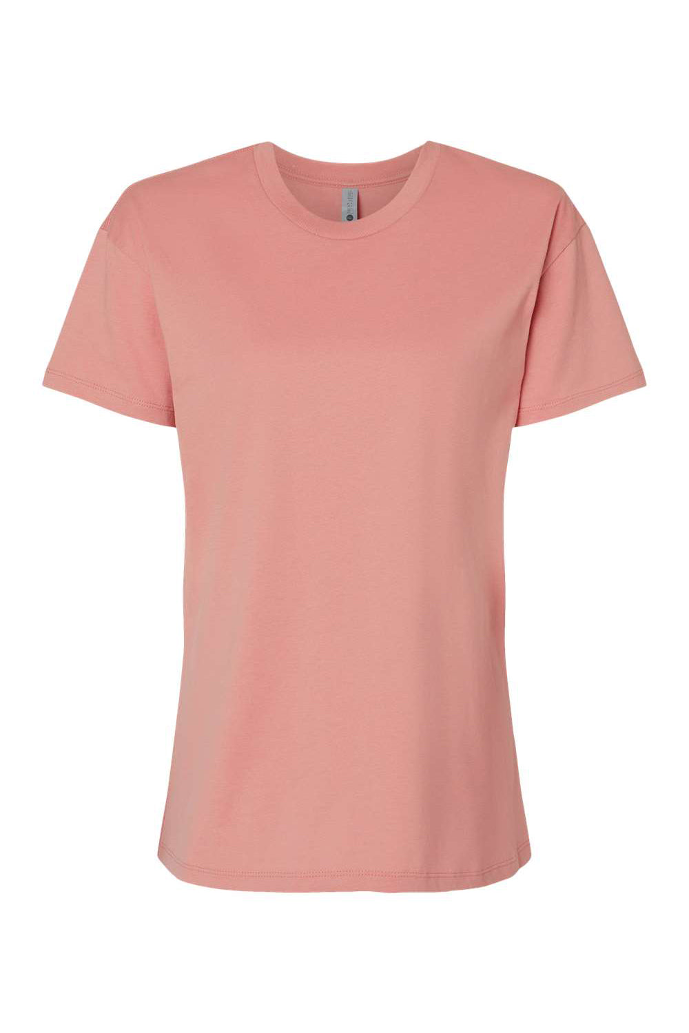 Next Level 3910NL Womens Relaxed Short Sleeve Crewneck T-Shirt Desert Pink Flat Front