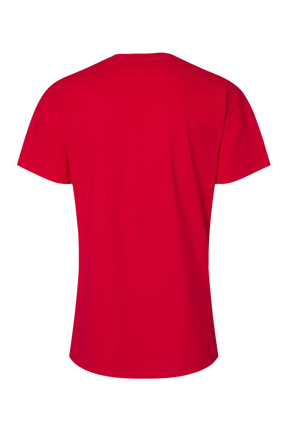 Next Level 3910NL Womens Relaxed Short Sleeve Crewneck T-Shirt Red Flat Back