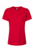 Next Level 3910NL Womens Relaxed Short Sleeve Crewneck T-Shirt Red Flat Front