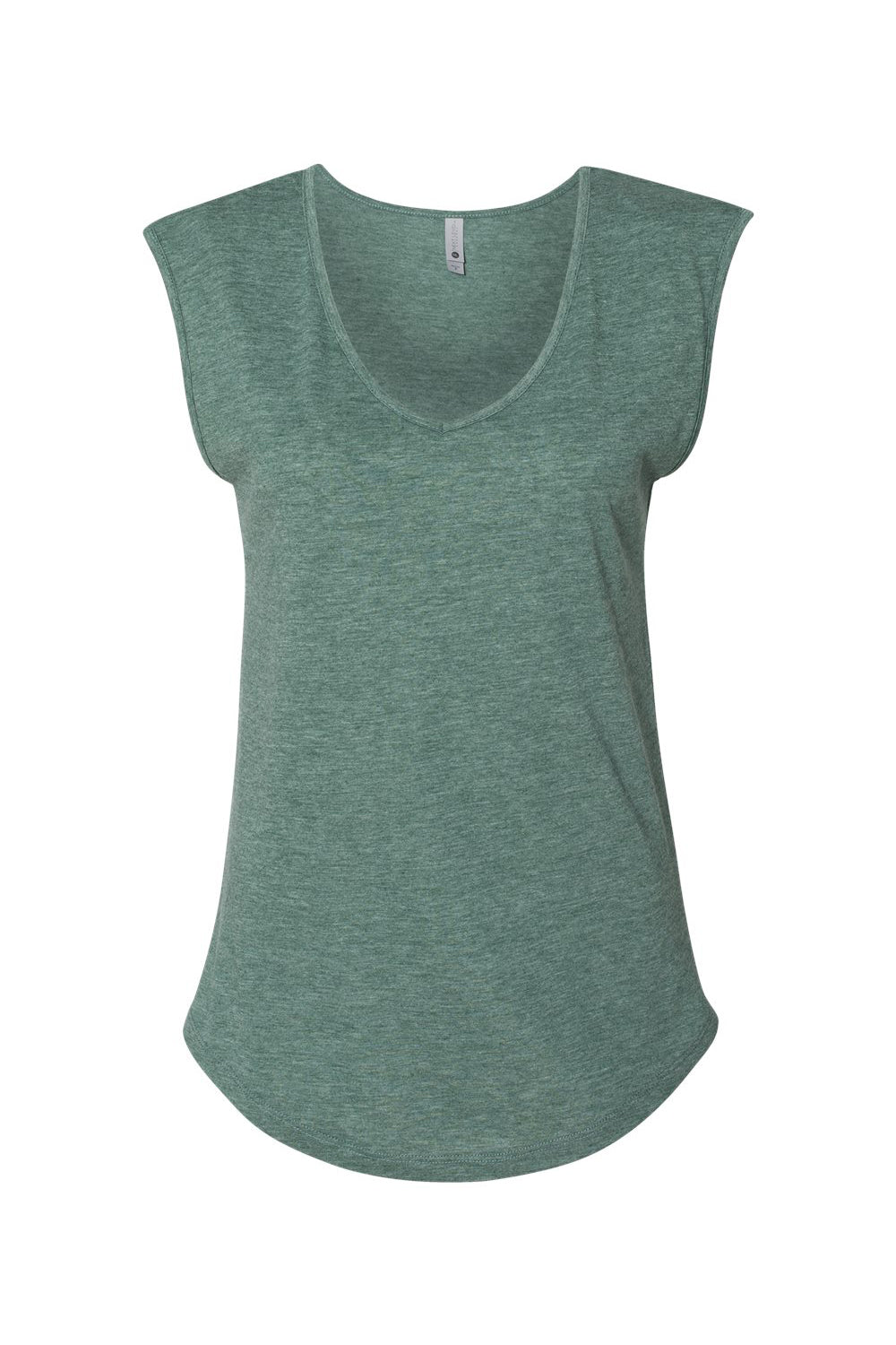 Next Level N5040/5040 Womens Festival Tank Top Stonewashed Green Flat Front