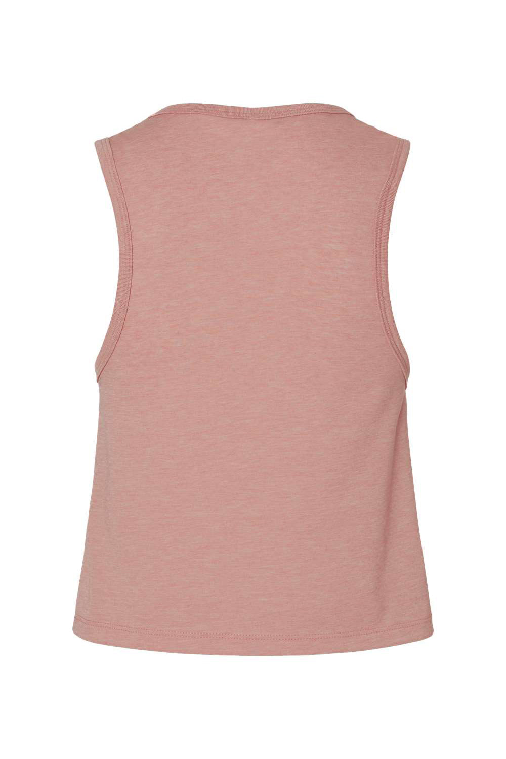 Next Level 5083 Womens Festival Cropped Tank Top Desert Pink Flat Back