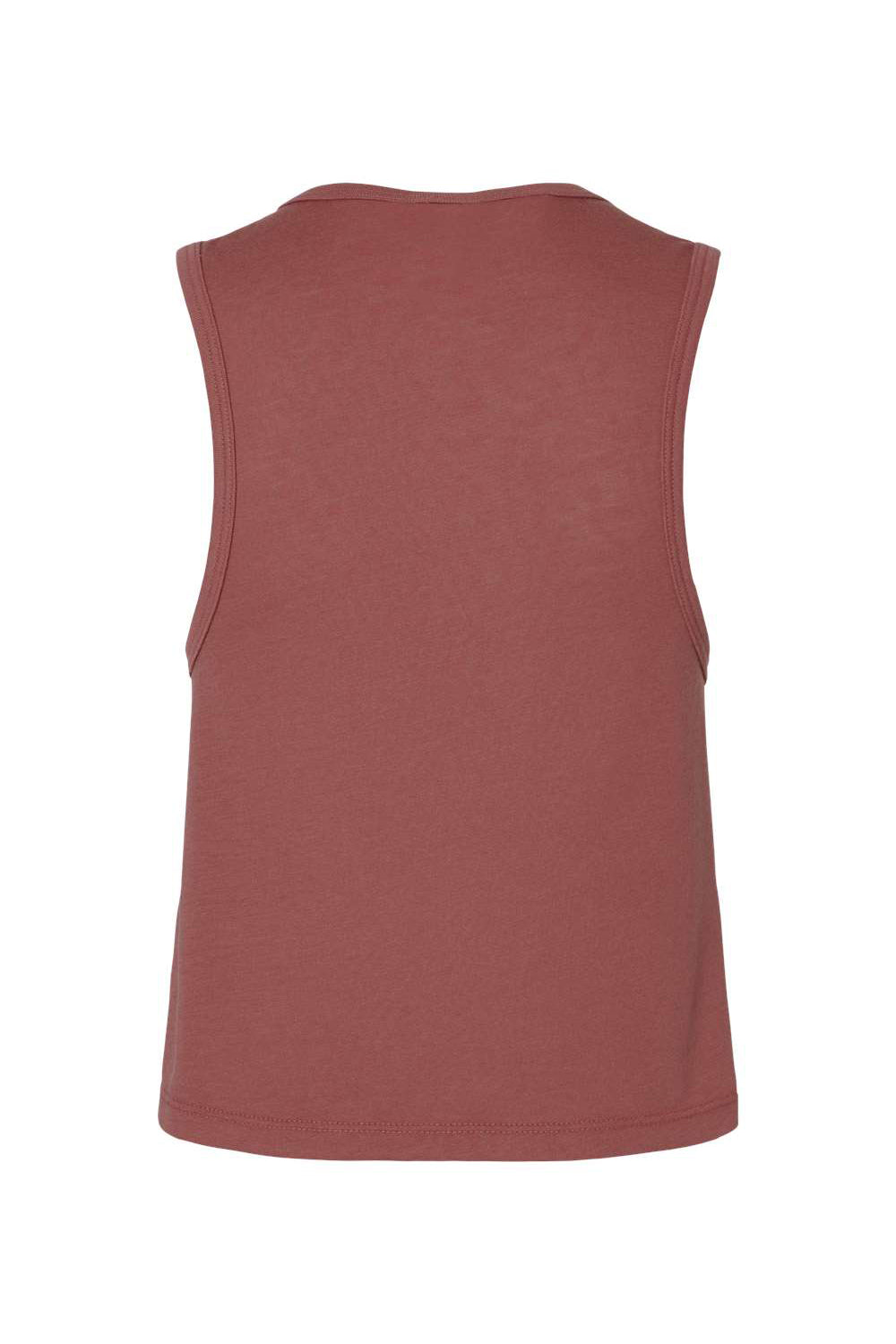 Next Level 5083 Womens Festival Cropped Tank Top Smoked Paprika Flat Back