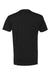 Next Level 6240 Mens CVC Jersey Short Sleeve V-Neck T-Shirt Black Flat Back