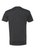 Next Level 6240 Mens CVC Jersey Short Sleeve V-Neck T-Shirt Charcoal Grey Flat Back