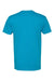 Next Level 6240 Mens CVC Jersey Short Sleeve V-Neck T-Shirt Turquoise Blue Flat Back