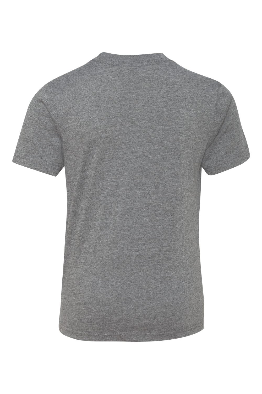 Next Level N6310/6310 Youth Jersey Short Sleeve Crewneck T-Shirt Heather Grey Flat Back