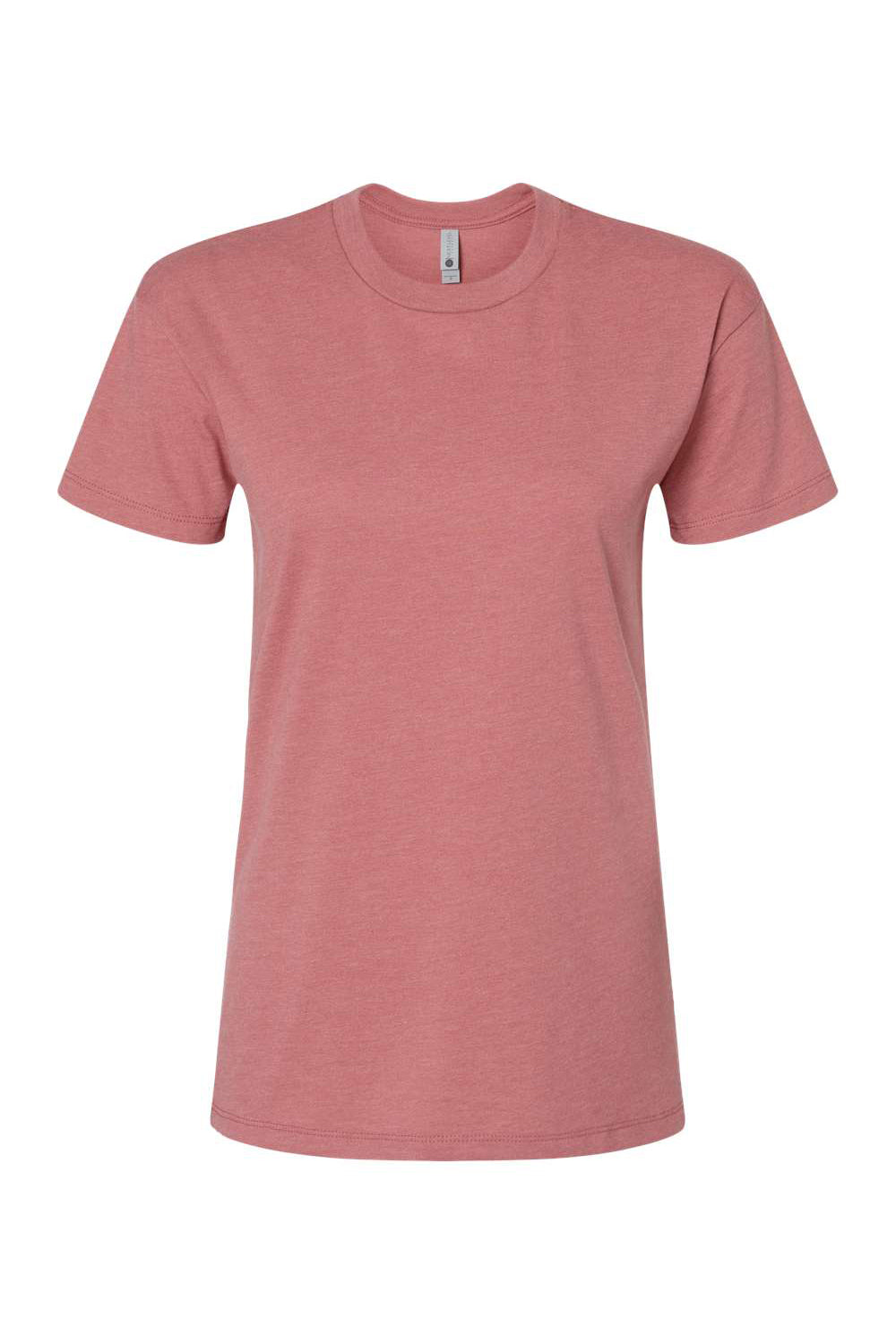 Next Level 6600 Womens Relaxed CVC Short Sleeve Crewneck T-Shirt Heather Mauve Flat Front