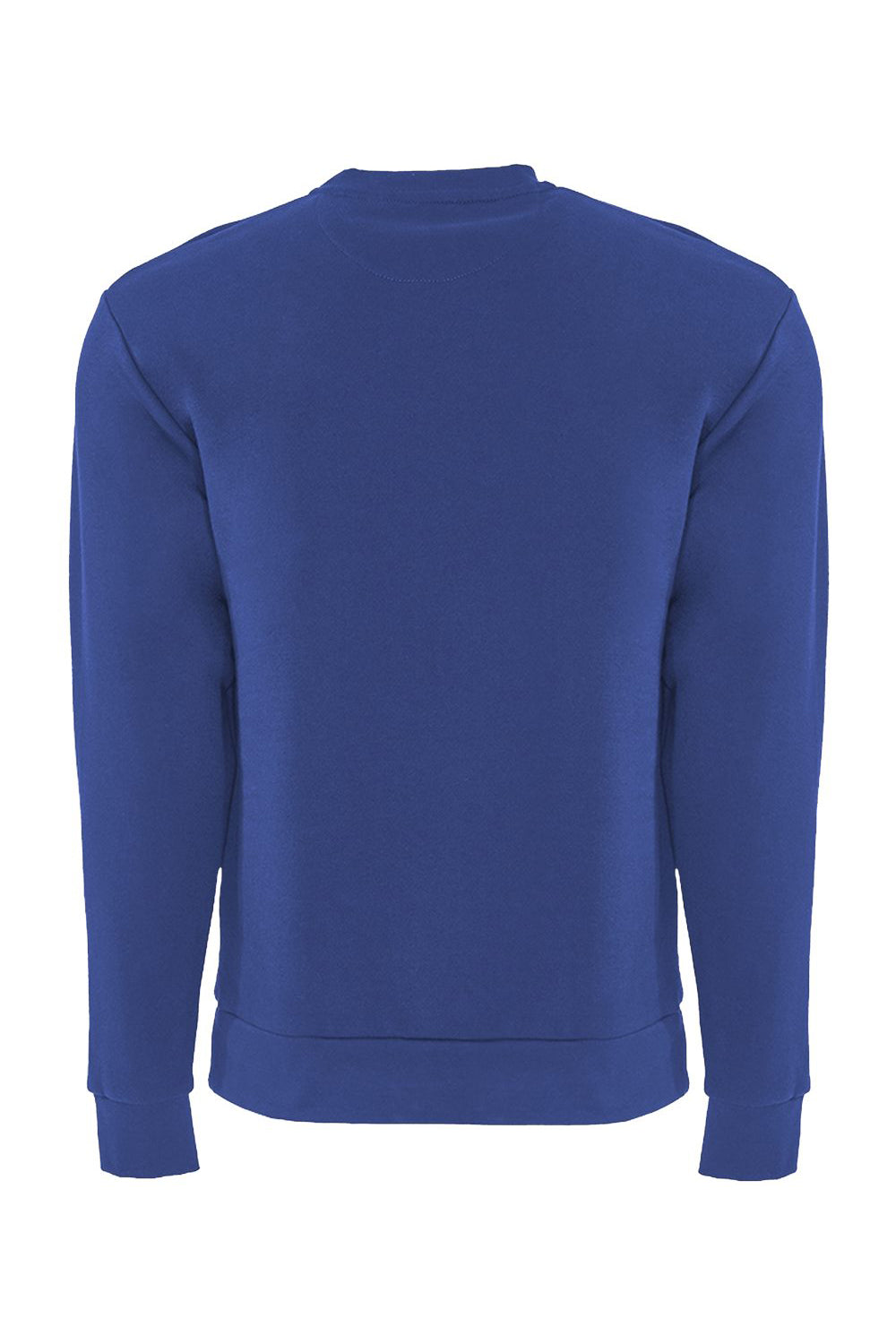 Next Level 9001 Mens Fleece Crewneck Sweatshirt w/ Pouch Pocket Royal Blue Flat Back