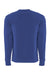 Next Level 9001 Mens Fleece Crewneck Sweatshirt w/ Pouch Pocket Royal Blue Flat Back