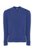 Next Level 9001 Mens Fleece Crewneck Sweatshirt w/ Pouch Pocket Royal Blue Flat Front