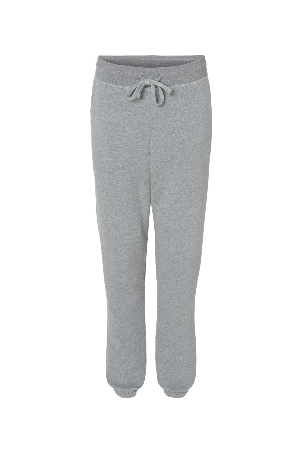 Next Level 9803 Mens Fleece Sweatpants w/ Pockets Heather Grey Flat Front