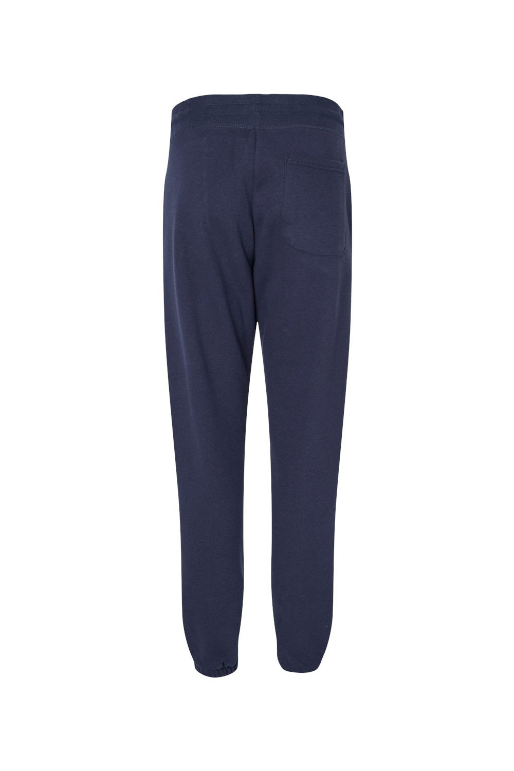 Next Level 9803 Mens Fleece Sweatpants w/ Pockets Midnight Navy Blue Flat Back