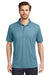 Ogio OG101 Mens Caliber 2.0 Moisture Wicking Short Sleeve Polo Shirt Mist Blue Model Front