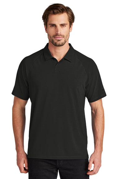 Ogio OG152 Mens Motion Short Sleeve Polo Shirt Blacktop Model Front