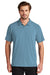 Ogio OG152 Mens Motion Short Sleeve Polo Shirt Mist Blue Model Front