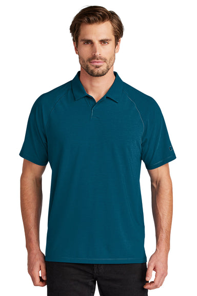 Ogio OG152 Mens Motion Short Sleeve Polo Shirt Spar Blue Model Front