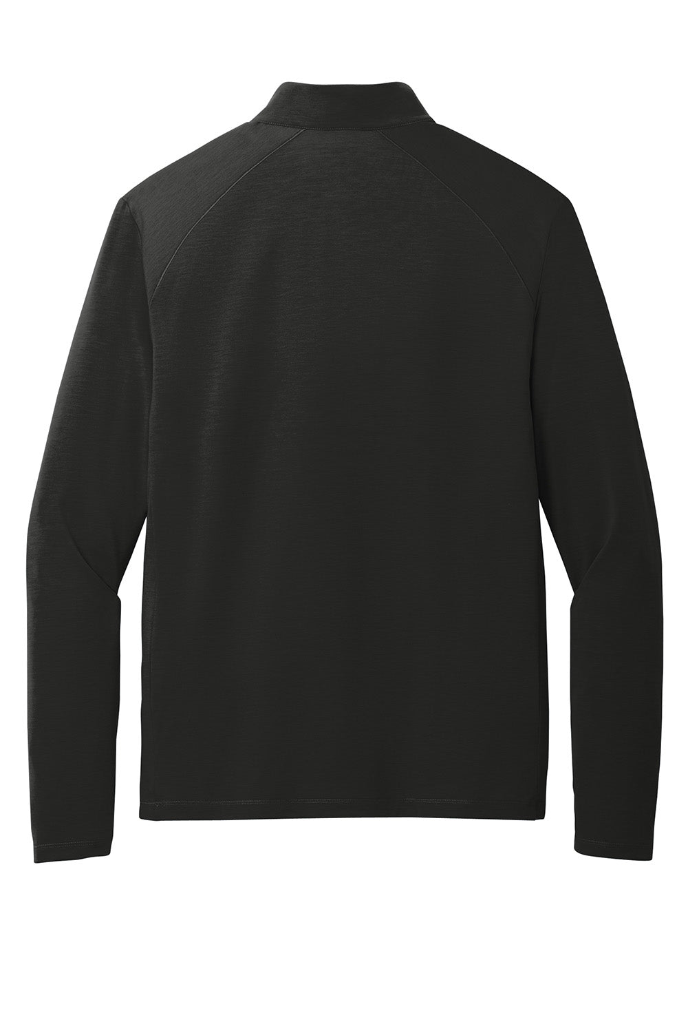 Ogio OG153 Mens Motion 1/4 Zip Sweatshirt Blacktop Flat Back