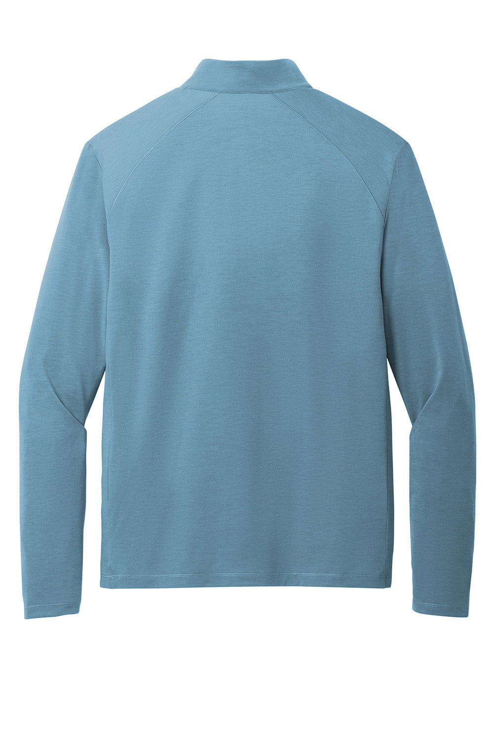 Ogio OG153 Mens Motion 1/4 Zip Sweatshirt Mist Blue Flat Back