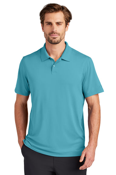 Ogio OG170 Mens Regain Short Sleeve Polo Shirt Fusion Blue Model Front