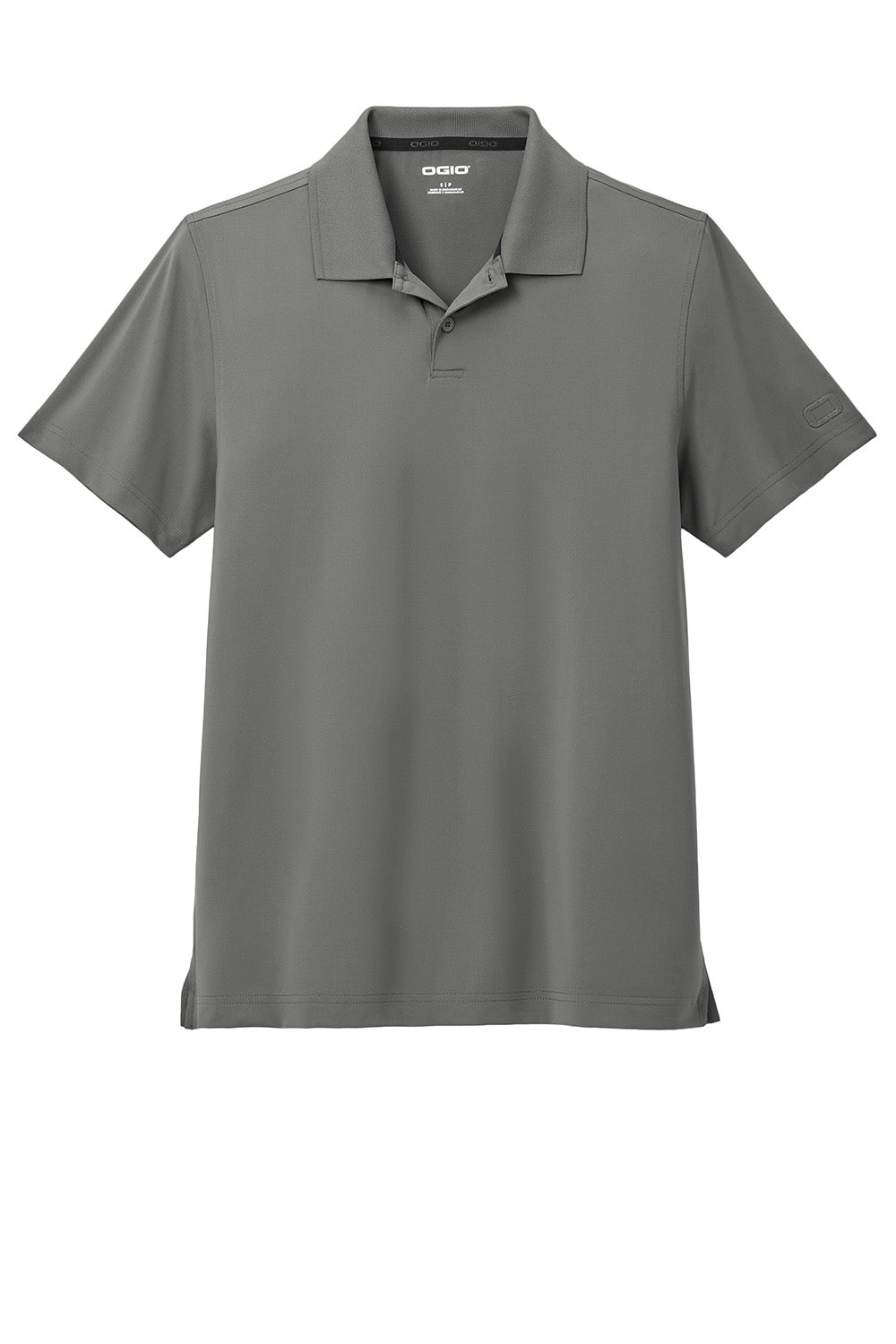 Ogio OG170 Mens Regain Short Sleeve Polo Shirt Petrol Grey Flat Front