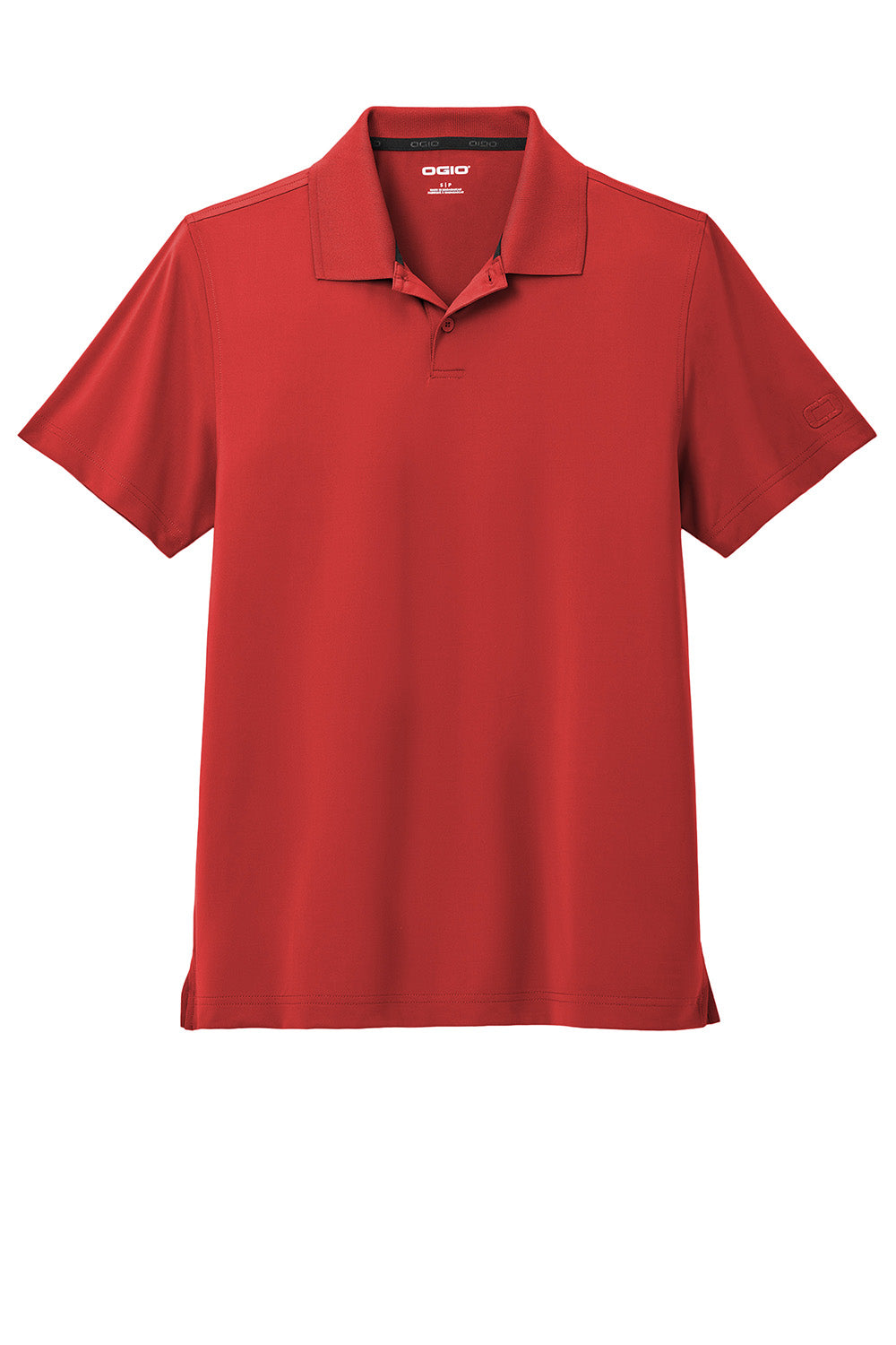 Ogio OG170 Mens Regain Short Sleeve Polo Shirt Signal Red Flat Front